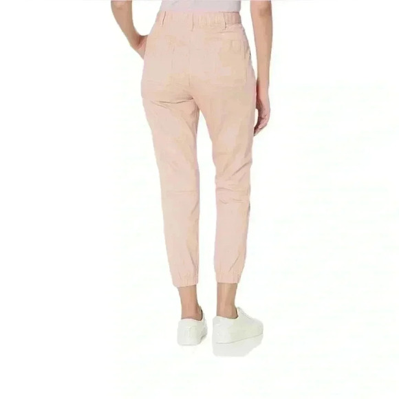 NWT GAP Mid Rise Girlfriend Joggers Chalk Pink 100% Cotton Size 8 - Picture 4 of 8